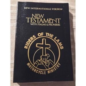 NIV New Testament Psalms Proverbs Riders of the Lamb Motorcycle Ministry Bible